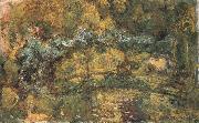 Claude Monet The Foothridge over the Water-Lily Pond Sweden oil painting artist